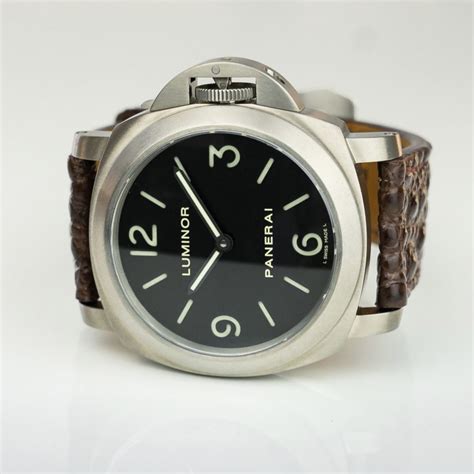 panerai luminor base 44 titanium pam176 g series|Panerai pam 176 dial.